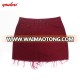 In stock item woman sexy pencil red denim mini skirt