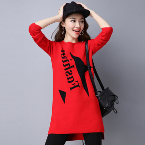 Silk Cotton Blended knitting Clothing, Lady′s Pullover Sweater