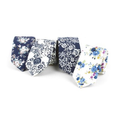 Groom Wedding Ideas Fashion Flower Neckties Men Floral Skinny Tie